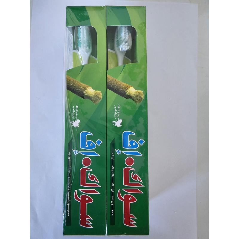 Siwak + Dentifrice + Brosse — Kit Arabie — Miswak Naturel Arabie | LONGT GREEN