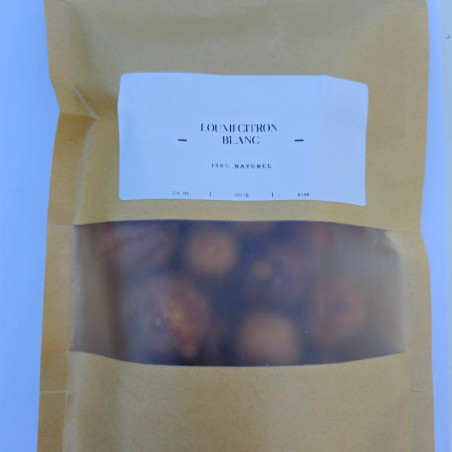 Loumi Blanc Citron 100 g – Citron Séché Authentique, Saveur Intense