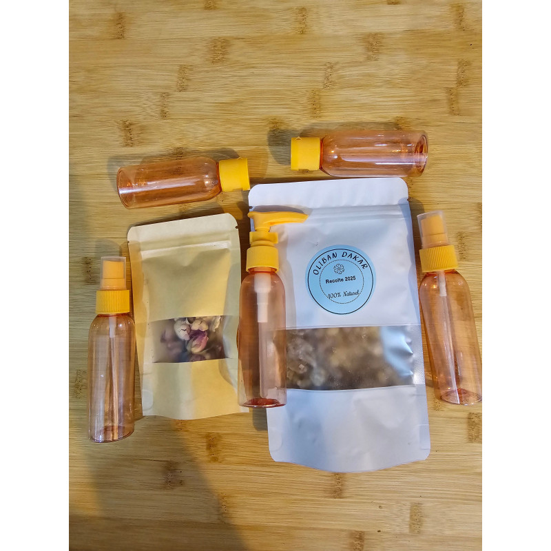 Pack Encens Oliban Dakar + Distributeur + Rose de Médine | LONGT GREEN