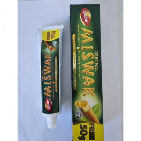 170Gr Dentifrice Dabur Miswak - La force des traditions naturelles
