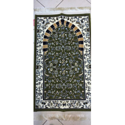 Tapis de Prière Médine — Arcade Verte Florale