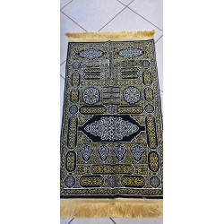 Tapis de Prière Médine — Motif Kiswa de la Kaaba