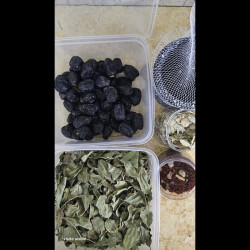 ack complet comprenant du sidr pur, des feuilles de sene