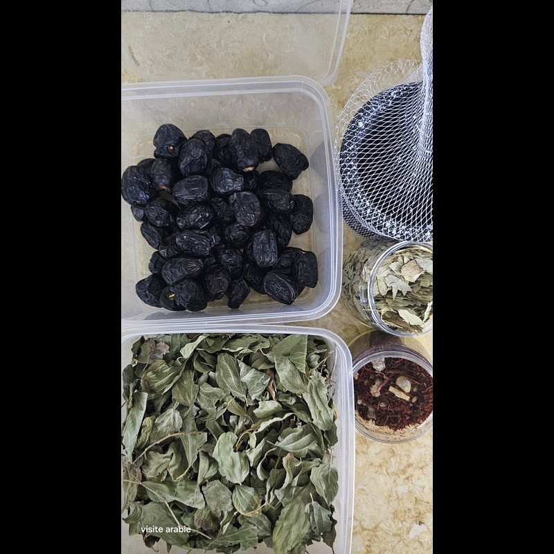 ack complet comprenant du sidr pur, des feuilles de sene